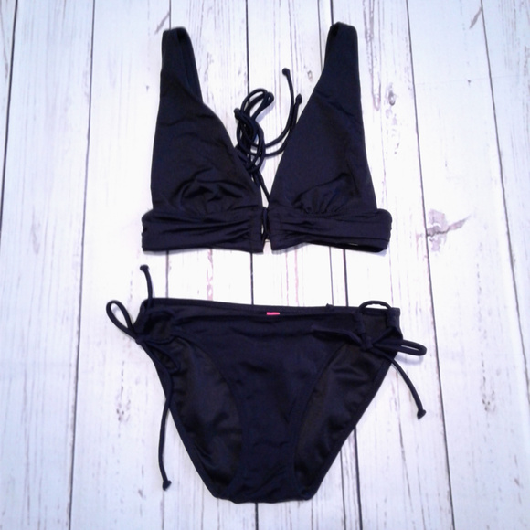 Victoria's Secret Black Two Piece Bikini Set - Picture 3 of 7